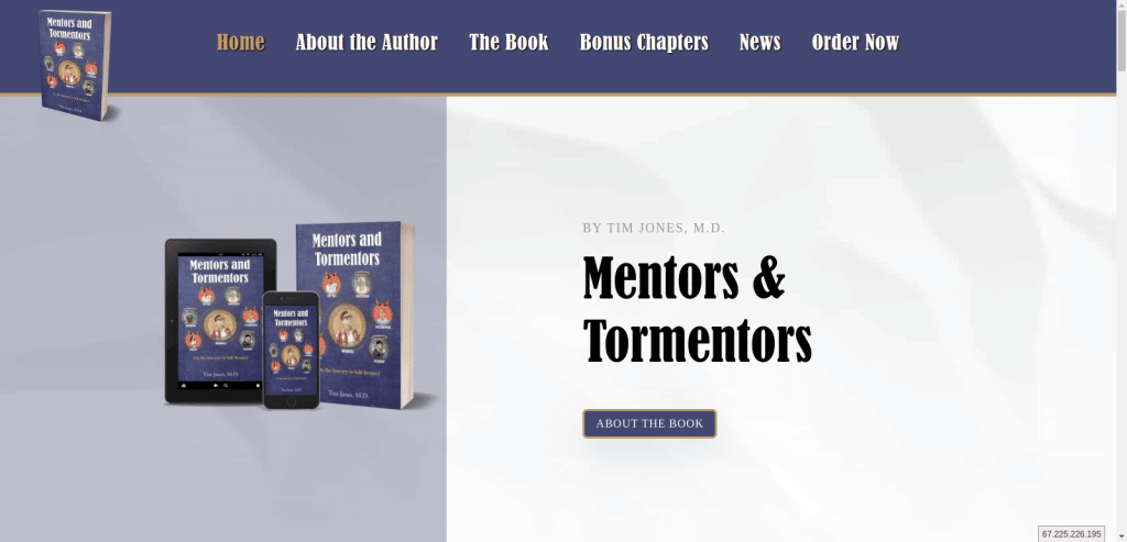 Building A Website For A Book Release