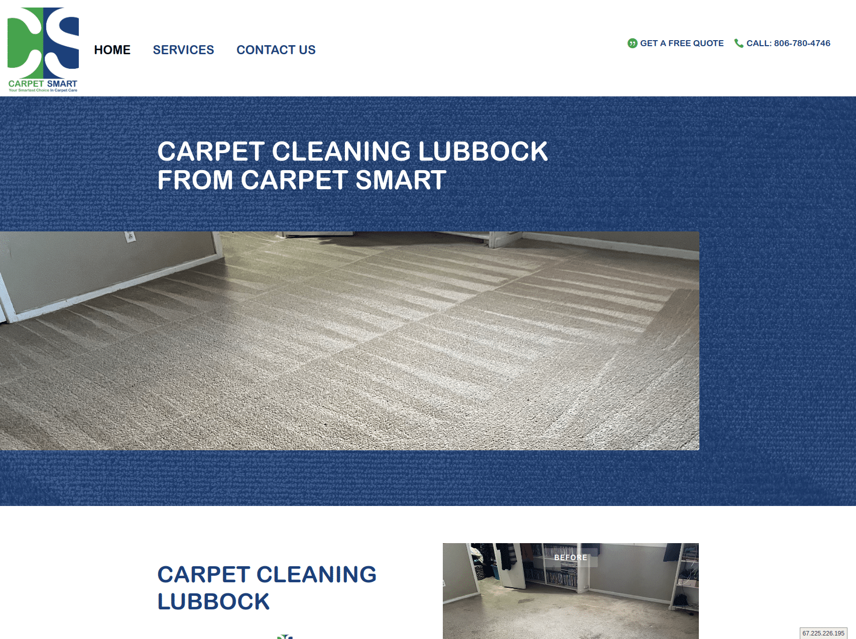 Website for Your Carpet Cleaning Business