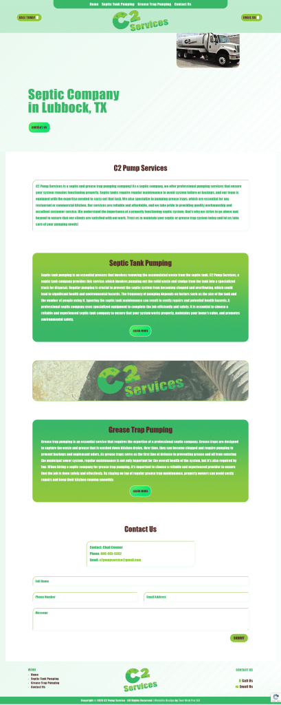 Septic Company in Lubbock
