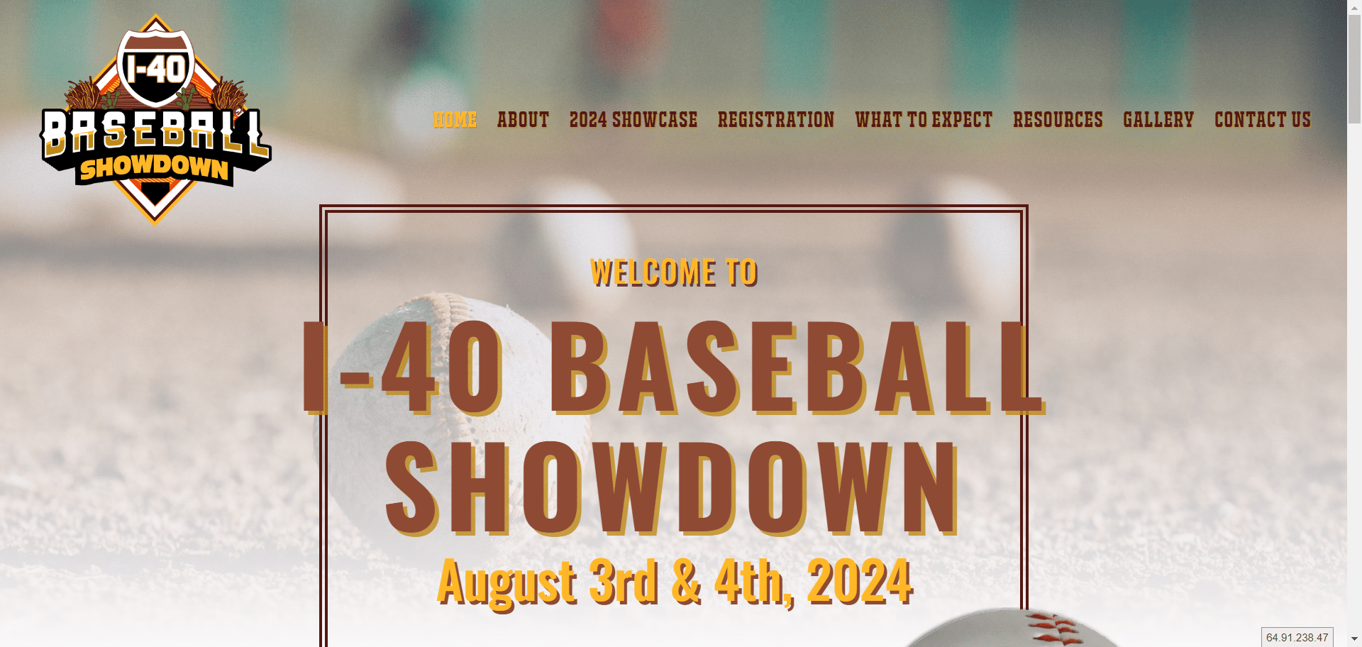 Baseball Website