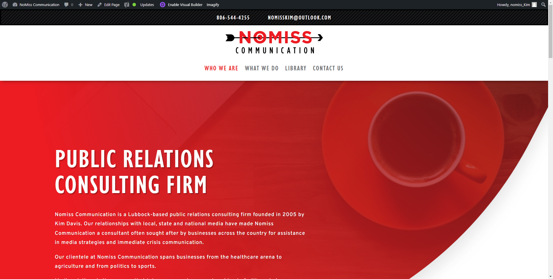 new website