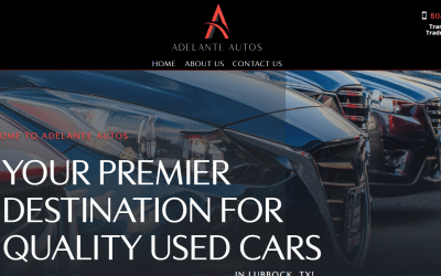 Driving Success: Building and Launching Adelante Autos’ New Website