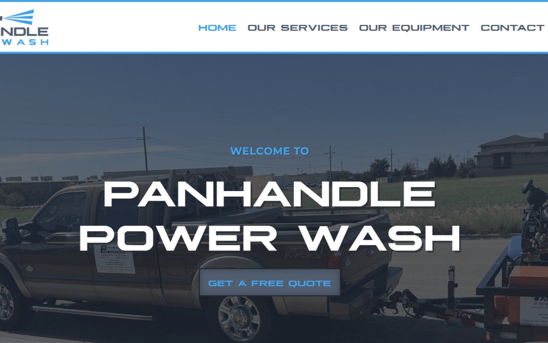 Your Web Pro LLC Builds a Dynamic Website for Panhandle Power Wash