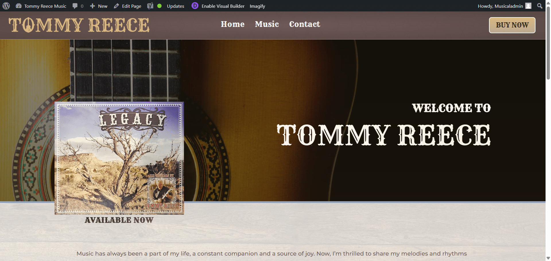 Tommy Reece Music