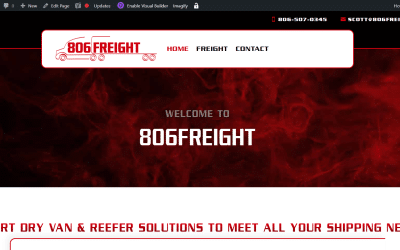 Delivering a Powerful Online Presence: How Your Web Pro Built the New 806 Freight Website