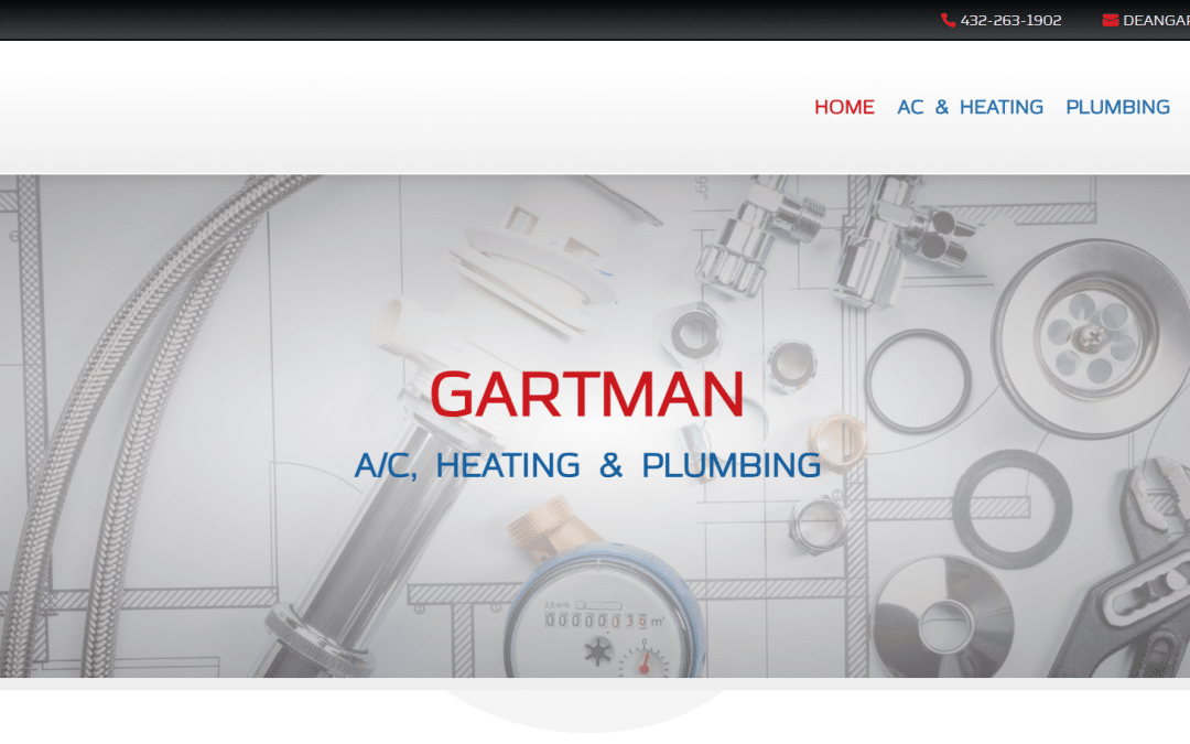 Beyond the Blueprints: How Your Web Pro Crafted a Website That Works for Gartman AC & Plumbing